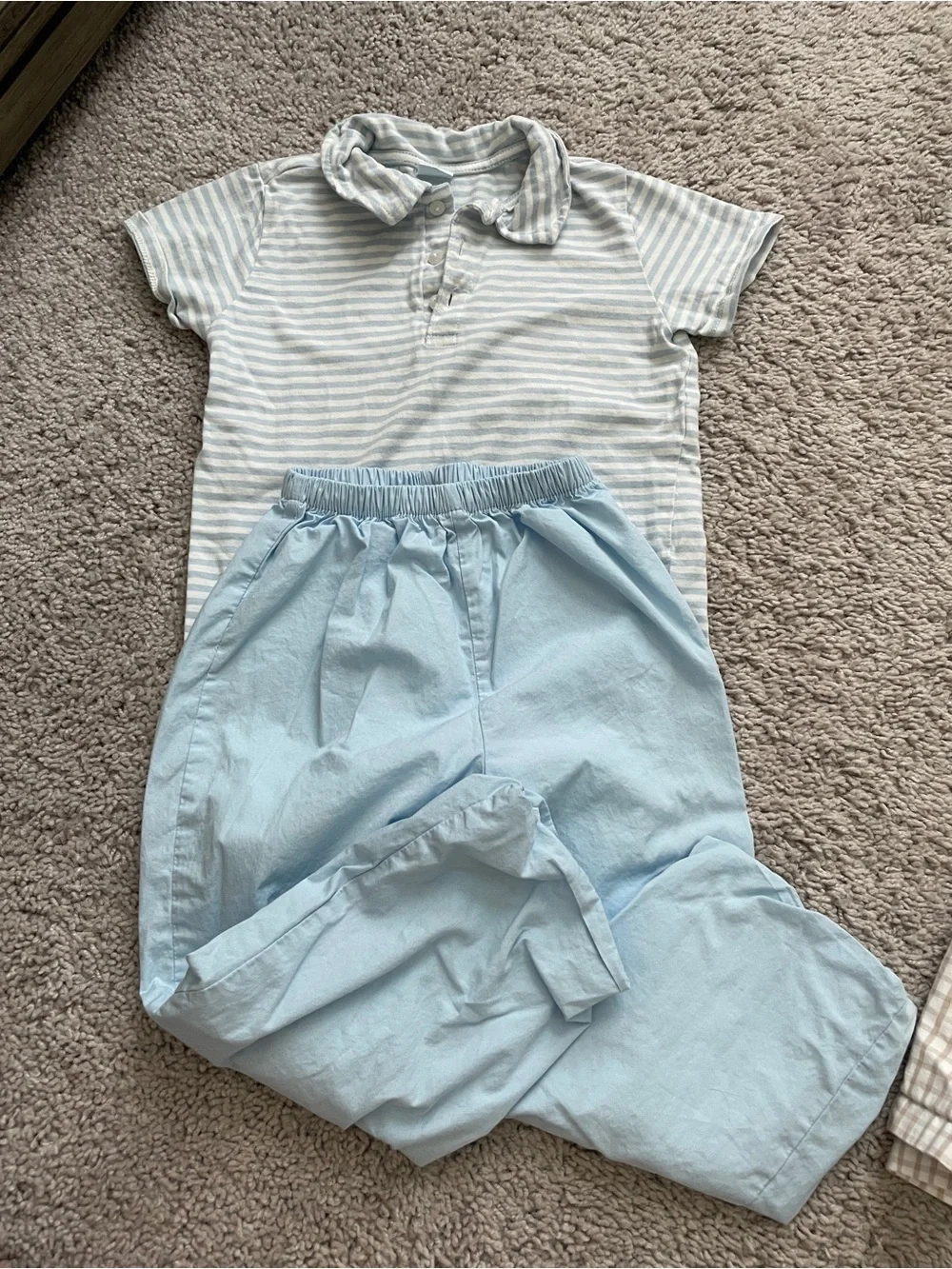 Edgehill Collection Light Blue & White Kids Matching Set